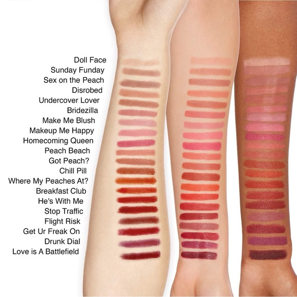 Too Faced Peach Kiss Moisture Matte Longwear Lipstick - Shade: Bridezilla - Picture 5 of 9